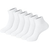 image:imageHanes Unisex Plain White Socks Pack or Plain Black Socks Pack Mens Womens amp Teen Sizes Crew and Ankle 6PacksWhite