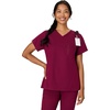 image:imageHanes Womens Premium Scrubs Top with Single Pocket Comfort Fit Scrubs for Women Nurse EssentialsAfternoon Burgundy