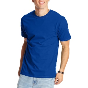image:imageHanes Mens BeefyT TShirt Heavyweight Cotton TShirts for Men 1 or 2 Pack Mens Tees TallDeep Royal