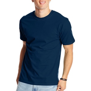 image:imageHanes Mens BeefyT TShirt Heavyweight Cotton TShirts for Men 1 or 2 Pack Mens Tees TallNavy