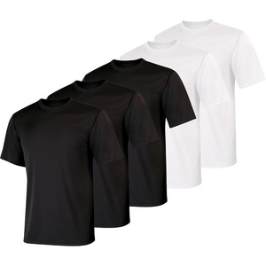 image:imageHanes Mens Cool Dri Performance TShirt MoistureWicking Short Sleeve Tee 40 UPF Protection 2 Or 5 PackBlackWhite  5 Pack