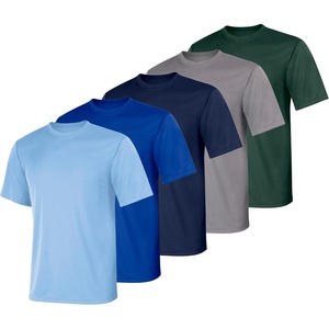 image:imageHanes Mens Cool Dri Performance TShirt MoistureWicking Short Sleeve Tee 40 UPF Protection 2 Or 5 PackLight Blue  Deep Royal  Navy  Graphite  Deep Forest