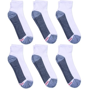 image:imageHanes Mens Crew Socks Pack 8 Pairs Max Cushion Moisturewicking Ankle Socks for Men Cushioned Ankle LengthWhiteGrey  6 Pack