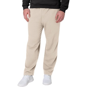 image:imageHanes Mens EcoSmart Sweatpants Athletic Lounge Pants with Pockets Open Hem Bottom Fleece PantsSand
