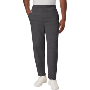 image:imageHanes Mens EcoSmart Sweatpants Athletic Lounge Pants with Pockets Open Hem Bottom Fleece PantsSmoke Gray