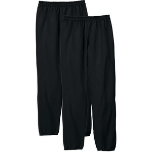 image:imageHanes Mens Ecosmart Best Sweatpants Athletic Lounge Pants with Ced CuffsBlack  2 Pack