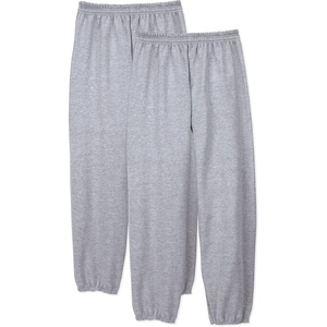 image:imageHanes Mens Ecosmart Best Sweatpants Athletic Lounge Pants with Ced CuffsLight Steel  2 Pack