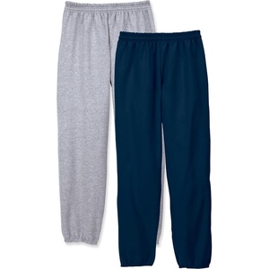 image:imageHanes Mens Ecosmart Best Sweatpants Athletic Lounge Pants with Ced CuffsLight SteelNavy  2 Pack