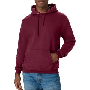 image:imageHanes Mens Hoodie  EcoSmart Fleece Hooded Sweatshirt for Men amp Women  Midweight Fleece  Big amp Tall AvailableMaroon