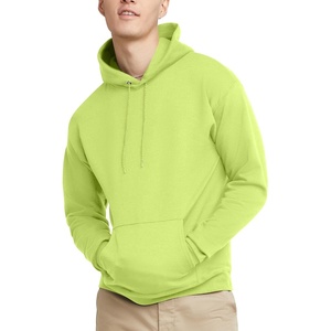image:imageHanes Mens Hoodie  EcoSmart Fleece Hooded Sweatshirt for Men amp Women  Midweight Fleece  Big amp Tall AvailableSafety Green