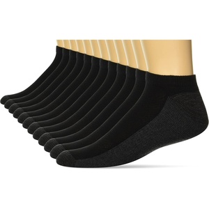 image:imageHanes Mens Low Cut and NoShow MoistureWicking XTemp Cushioned Athletic Socks 12 or 14 PackBlack  No Show 12 Pair