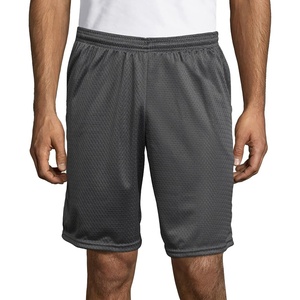 image:imageHanes Mens Mesh Pocket ShortRailroad Gray