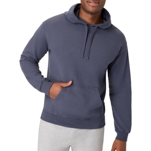 image:imageHanes Mens Originals Fleece Hoodie Garment Dyed Hooded Sweatshirt Unisex Fleece PulloverAnchor Slate