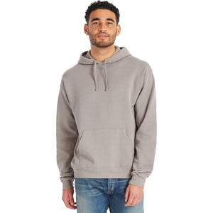 image:imageHanes Mens Originals Fleece Hoodie Garment Dyed Hooded Sweatshirt Unisex Fleece PulloverConcrete Gray