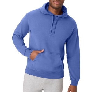 image:imageHanes Mens Originals Fleece Hoodie Garment Dyed Hooded Sweatshirt Unisex Fleece PulloverDeep Forte Blue