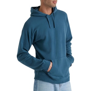 image:imageHanes Mens Originals Fleece Hoodie Garment Dyed Hooded Sweatshirt Unisex Fleece PulloverMetallic Teal