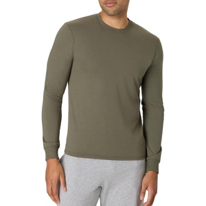 image:imageHanes Mens Originals Long Sleeve TShirt Lightweight TriBlend Jersey Tee for MenFatigue Green