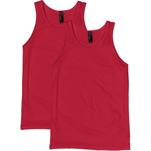 image:imageHanes Mens Performance Tank XTemp MoistureWicking Tank Top Solid Colors 2PackDeep Red