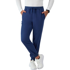 image:imageHanes Mens Scrubs Healthcare Joggers Scrub Joggers for Men MoistureWicking amp Odor Control Multiple PocketsAthletic Navy