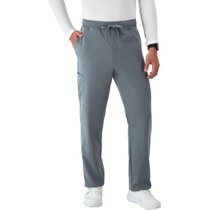image:imageHanes Mens Scrubs Healthcare Pants Scrub Pants for Men MoistureWicking amp Odor Control 5 PocketsSlate Grey