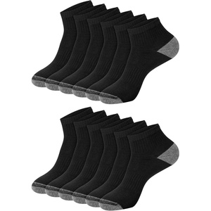 image:imageHanes Mens Socks Active Cool Xtemp Lightweight Moisturewicking Cushioned Ankle Crew and No Show 12 and 14 Pair PacksBlack  Ankle 14 Pair