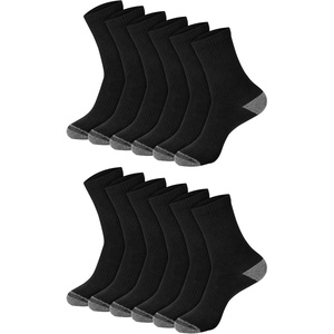 image:imageHanes Mens Socks Active Cool Xtemp Lightweight Moisturewicking Cushioned Ankle Crew and No Show 12 and 14 Pair PacksBlack  Crew 14 Pair