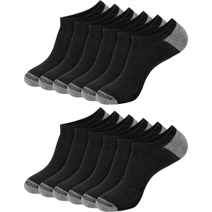 image:imageHanes Mens Socks Active Cool Xtemp Lightweight Moisturewicking Cushioned Ankle Crew and No Show 12 and 14 Pair PacksBlack  No Show 12 Pair