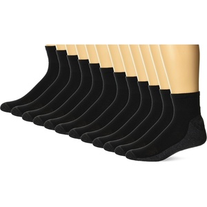 image:imageHanes Mens Socks Xtemp Cushioned Low Cut Socks 12 amp 14 Pair PacksBlack  Ankle 12 Pair