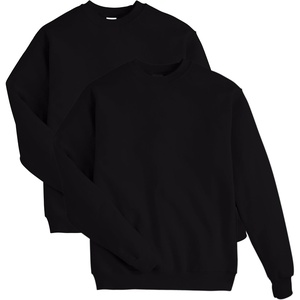 image:imageHanes Mens Sweatshirt EcoSmart Fleece Crewneck Sweatshirt Big amp Tall Available 1 or 2PackBlack  2 Pack