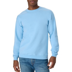 image:imageHanes Mens Sweatshirt EcoSmart Fleece Crewneck Sweatshirt Big amp Tall Available 1 or 2PackLight Blue