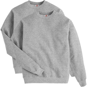 image:imageHanes Mens Sweatshirt EcoSmart Fleece Crewneck Sweatshirt Big amp Tall Available 1 or 2PackLight Steel  2 Pack