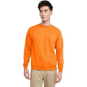 image:imageHanes Mens Sweatshirt EcoSmart Fleece Crewneck Sweatshirt Big amp Tall Available 1 or 2PackSafety Orange