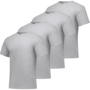 image:imageHanes Mens TShirt Pack  4 or 6 Pack  EssentialT Crewneck Cotton TShirts  Everyday Mens Clothing  Big amp TallAsh