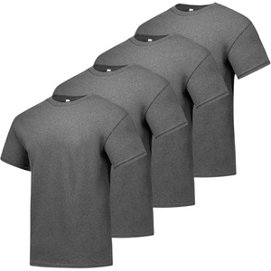 image:imageHanes Mens TShirt Pack  4 or 6 Pack  EssentialT Crewneck Cotton TShirts  Everyday Mens Clothing  Big amp TallCharcoal Heather