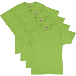 image:imageHanes Mens TShirt Pack  4 or 6 Pack  EssentialT Crewneck Cotton TShirts  Everyday Mens Clothing  Big amp TallLime  4 Pack