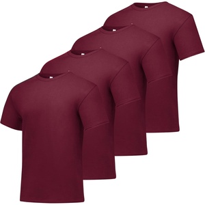 image:imageHanes Mens TShirt Pack  4 or 6 Pack  EssentialT Crewneck Cotton TShirts  Everyday Mens Clothing  Big amp TallMaroon