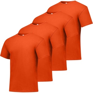 image:imageHanes Mens TShirt Pack  4 or 6 Pack  EssentialT Crewneck Cotton TShirts  Everyday Mens Clothing  Big amp TallOrange