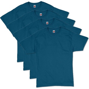 image:imageHanes Mens TShirt Pack  4 or 6 Pack  EssentialT Crewneck Cotton TShirts  Everyday Mens Clothing  Big amp TallSapphire  4 Pack