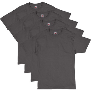 image:imageHanes Mens TShirt Pack  4 or 6 Pack  EssentialT Crewneck Cotton TShirts  Everyday Mens Clothing  Big amp TallSmoke Gray  4 Pack