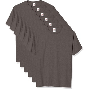 image:imageHanes Mens TShirt Pack  4 or 6 Pack  EssentialT Crewneck Cotton TShirts  Everyday Mens Clothing  Big amp TallSmoke Gray