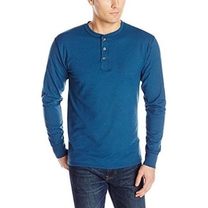 image:imageHanes Mens TShirts Mens Beefyt Henley Shirts Mens Cotton Long Sleeve ShirtsTide Pool Sweater Heather