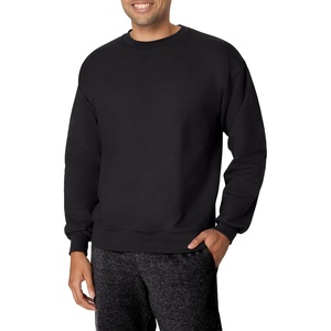 image:imageHanes Mens Ultimate Sweatshirt Heavyweight Fleece Sweatshirt Crewneck Pullover for MenBlack