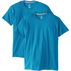 image:imageHanes Mens XTemp Performance TShirt Pack Cotton Blend MoistureWicking Tees for Men 2PackNeon Blue Heather