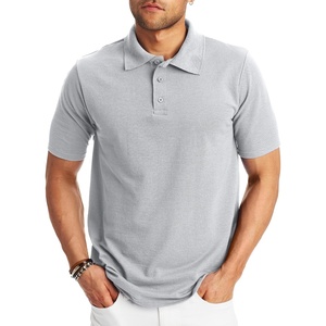 image:imageHanes Mens XTemp Short Sleeve Polo Shirt Midweight Mens ShirtLight Steel