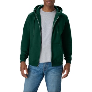 image:imageHanes Mens Zipup Hoodie Ecosmart Fleece Fullzip Hoodie for Men Hooded SweatshirtDeep Forest