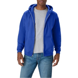 image:imageHanes Mens Zipup Hoodie Ecosmart Fleece Fullzip Hoodie for Men Hooded SweatshirtDeep Royal
