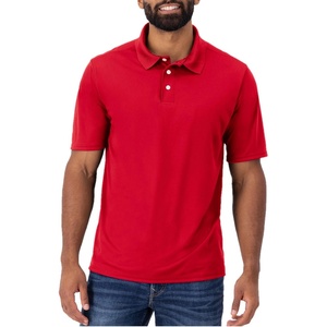 image:imageHanes Sport Mens Polo Shirt Mens Cool DRI MoistureWicking Performance Polo Shirt Jersey Knit Performance Polo ShirtDeep Red