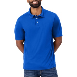 image:imageHanes Sport Mens Polo Shirt Mens Cool DRI MoistureWicking Performance Polo Shirt Jersey Knit Performance Polo ShirtDeep Royal