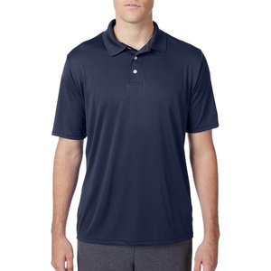 image:imageHanes Sport Mens Polo Shirt Mens Cool DRI MoistureWicking Performance Polo Shirt Jersey Knit Performance Polo ShirtNavy