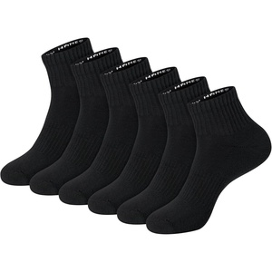 image:imageHanes Unisex Plain White Socks Pack or Plain Black Socks Pack Mens Womens amp Teen Sizes Crew and Ankle 6PacksBlack
